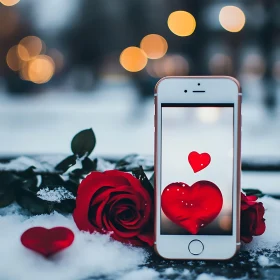 Love in Bloom: A Snowy Valentine