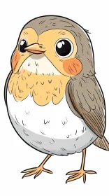 Cute Bird Drawing