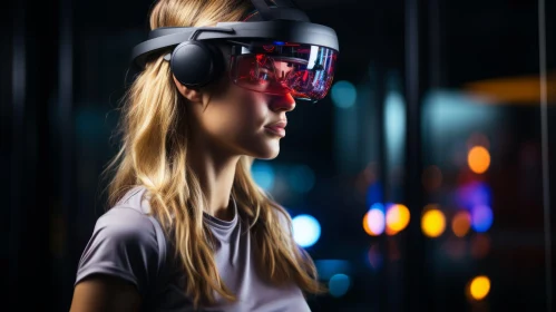 Virtual Reality Headset: Immersive Experience in Industrial Urban Scenes