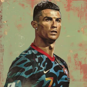 Cristiano Ronaldo Athletic Art