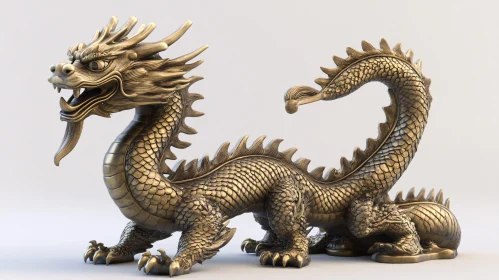 Golden Dragon Statue: A Symbol of Power