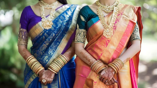 Traditional Indian Attire and Adornments