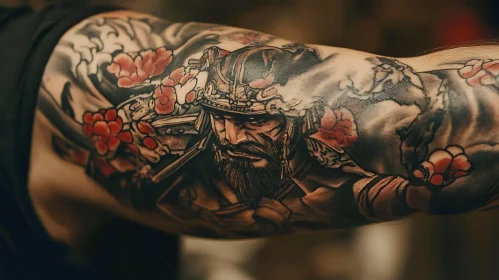 Samurai Tattoo Sleeve