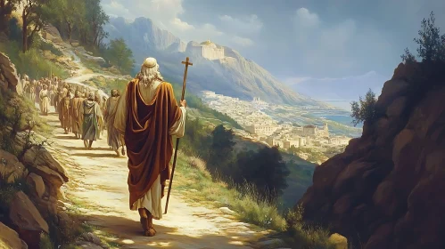 Pilgrims on the Path to the City