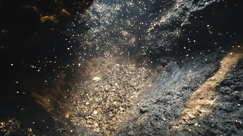 Golden Particles on Dark Surface