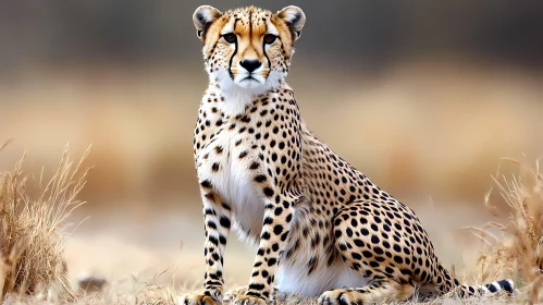 Elegant Cheetah in Natural Habitat