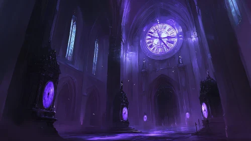 Purple Clockwork Cathedral