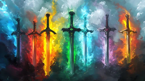 Elemental Blades: A Spectrum of Power