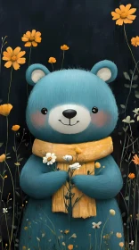 Adorable Bear Illustration