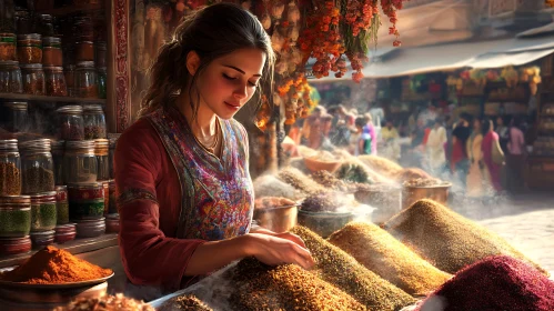 Spice Market Scene