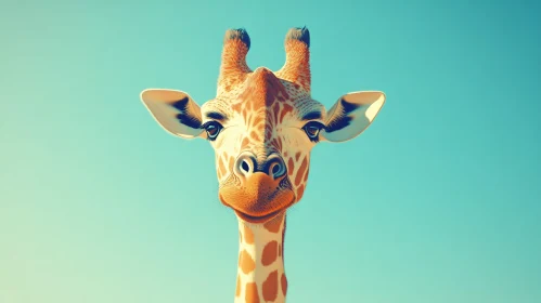 Captivating Giraffe Portrait