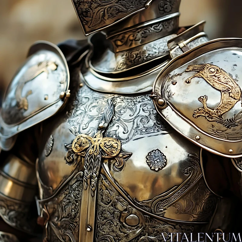 AI ART Intricate Medieval Armor Design