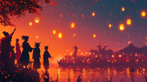 Twilight Lanterns Gathering