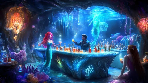 Subaquatic Mermaid Cocktail Lounge