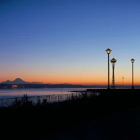 Seattle Cityscape at Dusk
