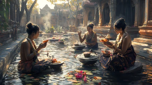 Women in Water Ritual