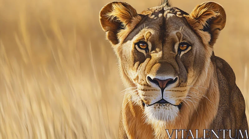 AI ART Majestic Lioness