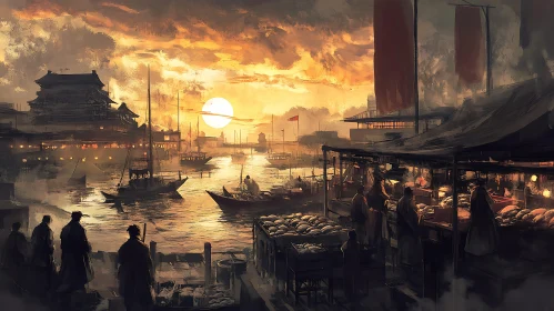 Sunset over the Harbor City