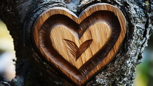 Heart Carving on a Tree