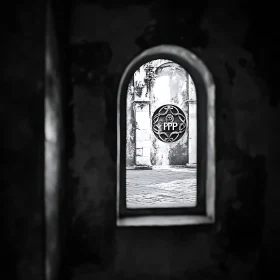 Through the Archway: A Monochrome Vision