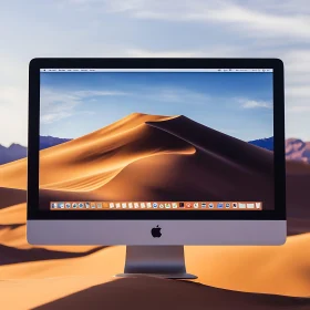 iMac in Desert