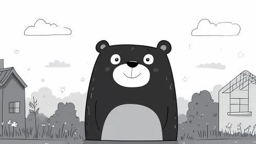 Cute Bear Illustration