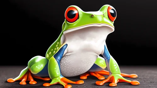 Colorful Amphibian Art