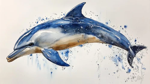 Graceful Dolphin Art