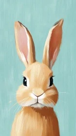 Rabbit Portrait Art