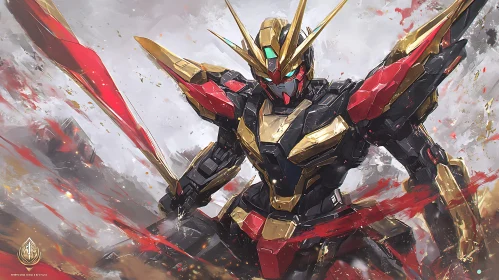 Sci-fi Robot Warrior