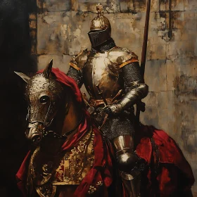 Equestrian Knight: A Medieval Portrait