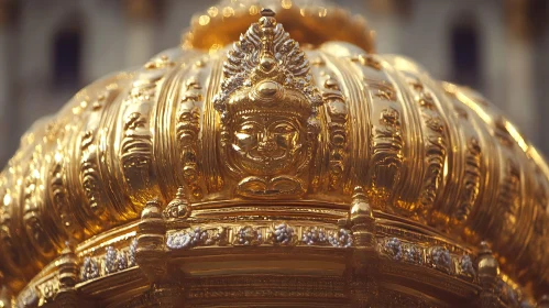 Ornate Golden Sculpture