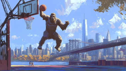 Sasquatch Scores in the City