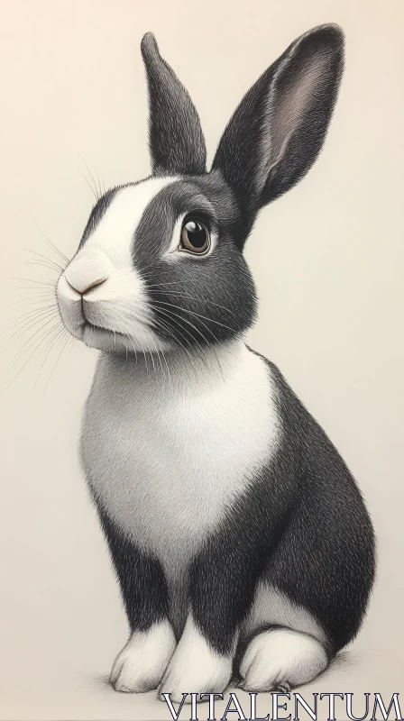 AI ART Charming Rabbit Image