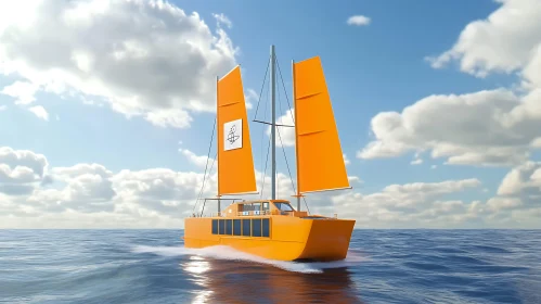 Sailing on a Bright Day