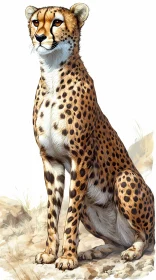 Cheetah Portrait in Nature