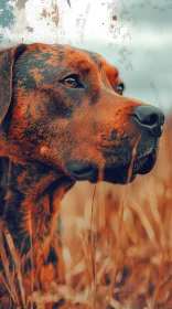 Dog's Gaze in Nature