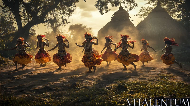 Cultural Dance Performance AI Image