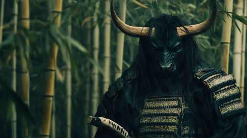 Armored Minotaur Guardian