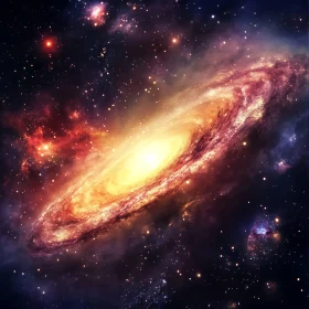 Cosmic Dance of Light and Color