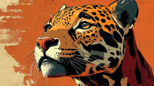 Wild Leopard Art