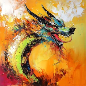 Colorful Dragon Artwork