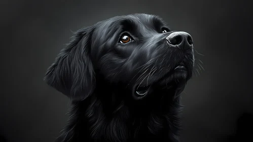 Black Labrador Retriever Art