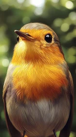 Close-up of a Yellow Bird