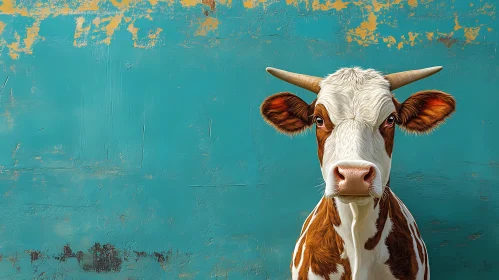 Vintage Cow Art