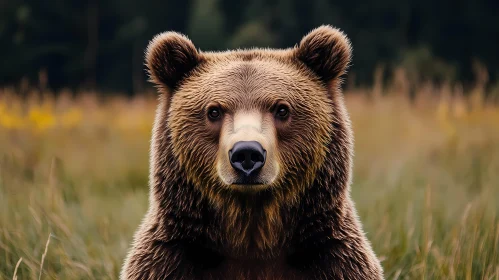 Regal Bear Amidst Nature