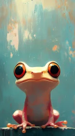Colorful Frog Art