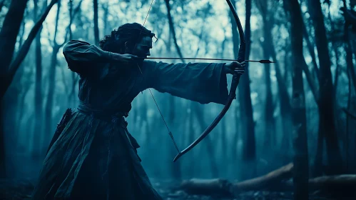 Forest Archer Ready to Strike