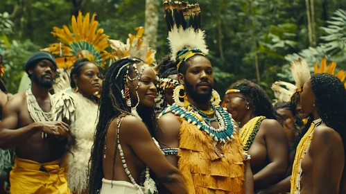 Indigenous Ceremony in the Forest