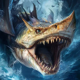 Aquatic Dragon Artwork